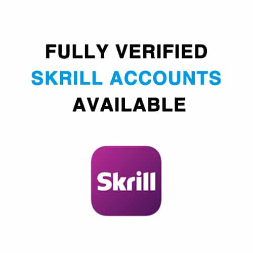 Fully Verified Skrill Account Available