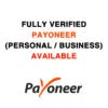 Fully Verified Payoneer Account Available