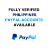 Fully Verified Philippines PayPal Accounts Available