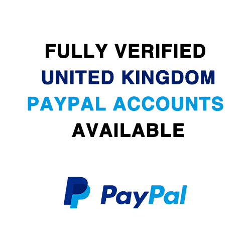 Fully Verified United Kingdom (UK) PayPal Accounts Available
